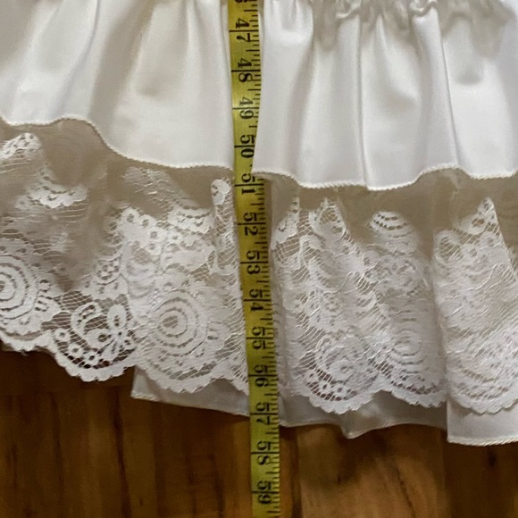 Vintage Lace Tiered Ruffles Cottagecore Praire Gunne Sax Style Dress - Picture 13 of 16